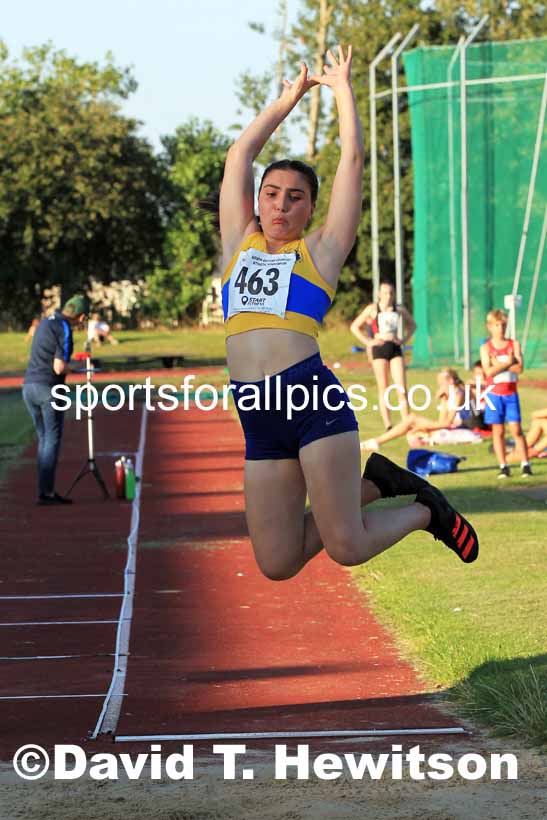Long jump, 2022 NEGP Monkton No. 6, Wednesday, Aug. 10th. Photo: David T. Hewitson/Sports for All Pics